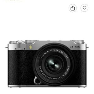 Fujifilm X-M5 Black and Silver Digital Camera
